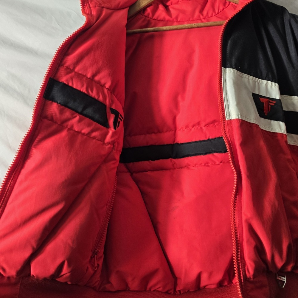 Vintage Tyrolia By Head Jacket Mens Reverse  Red Black White Ski Puffer 80s  Lg‎ - Picture 4 of 8
